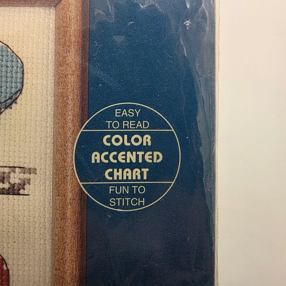 Jiffy Unisex‎ Counted Cross Stitch Kit Country Music Guitar Western Vintage 5x7
